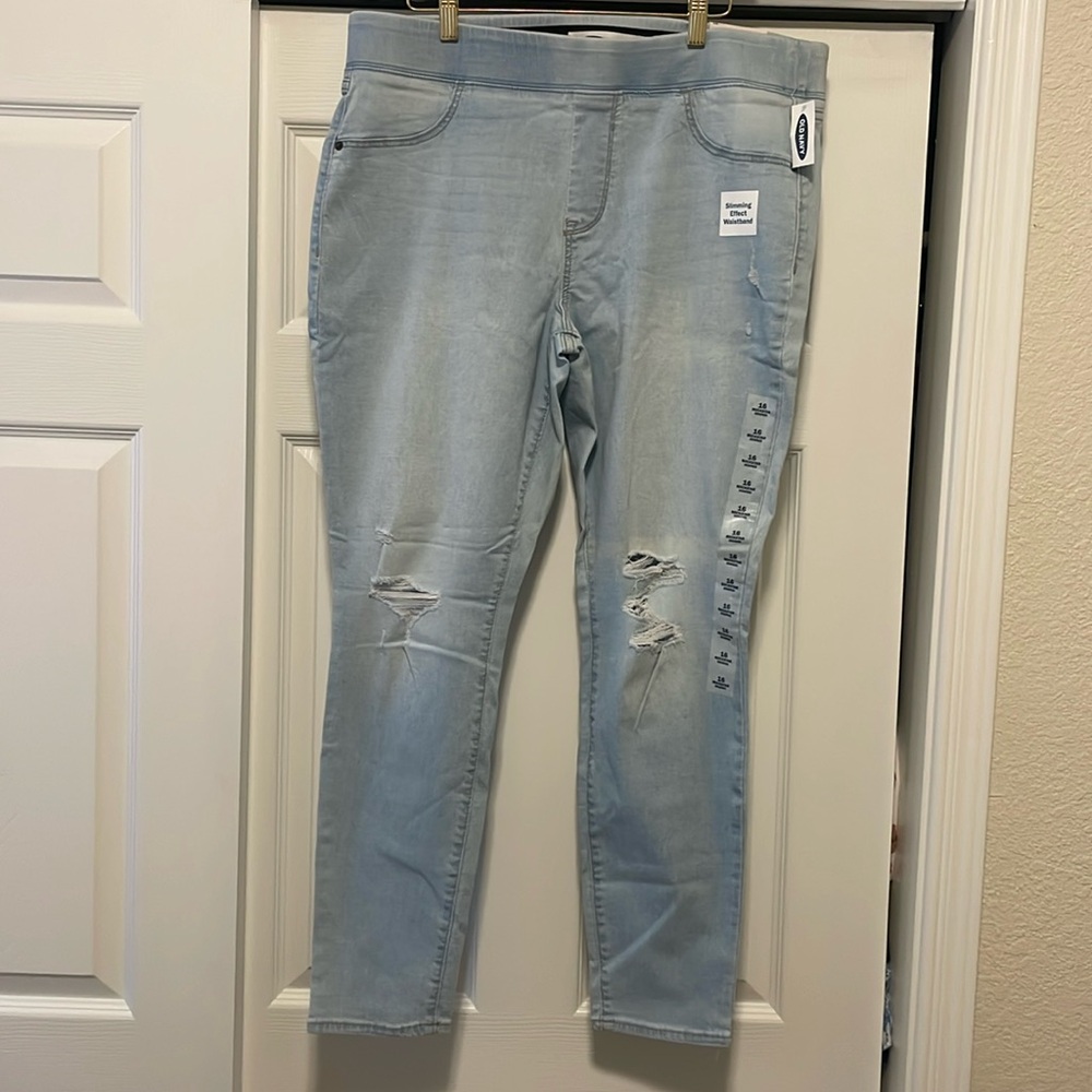 NWT OLD NAVY Jeggings Sz 16 inseam 28.5”